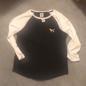 PINK Victoria Secret sequin bling T-shirt